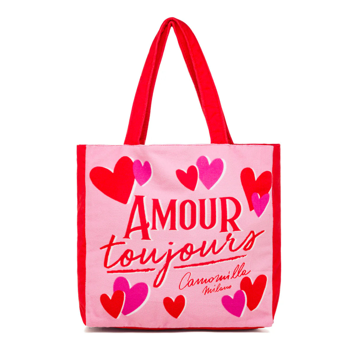 CAMOMILLA “amour toujours” borsa mare + telo abbinato