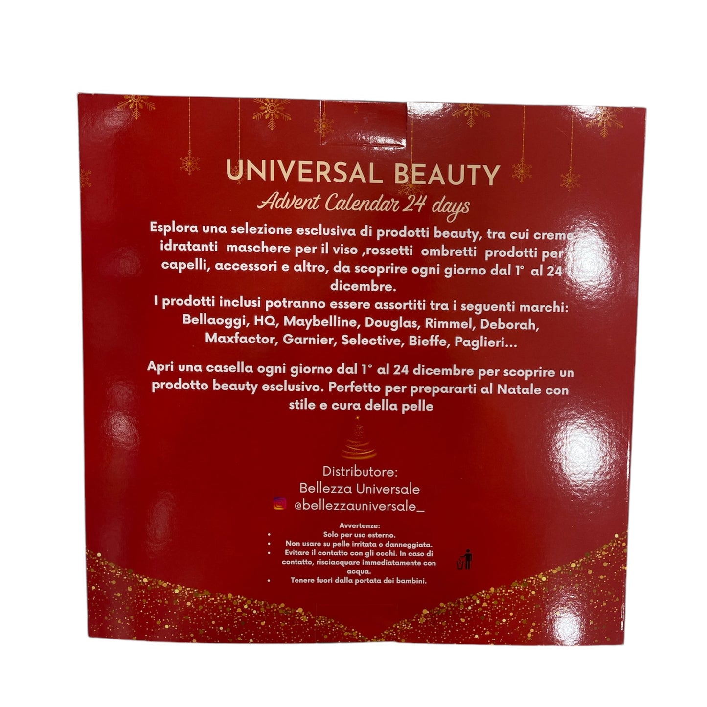 CALENDARIO DELL’ AVVENTO UNIVERSAL BEAUTY