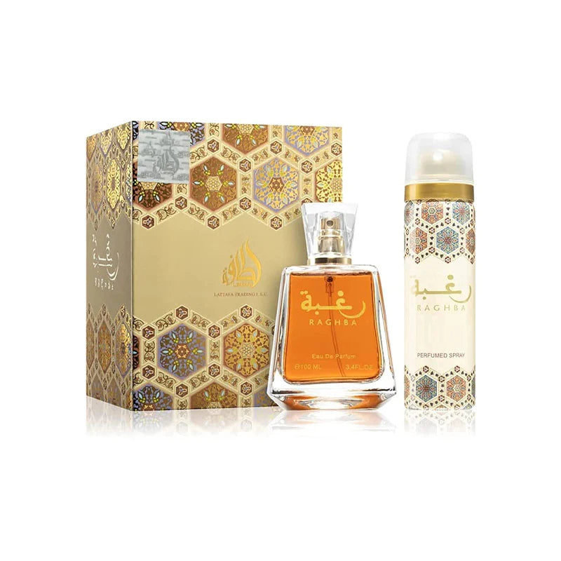 LATTAFA RAGHBA 100ml + deo spray
