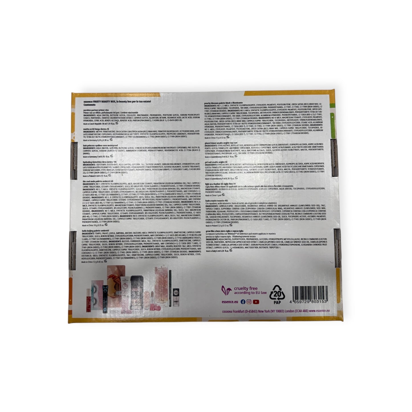 Box make-up essence FRUITY BEAUTY BOX