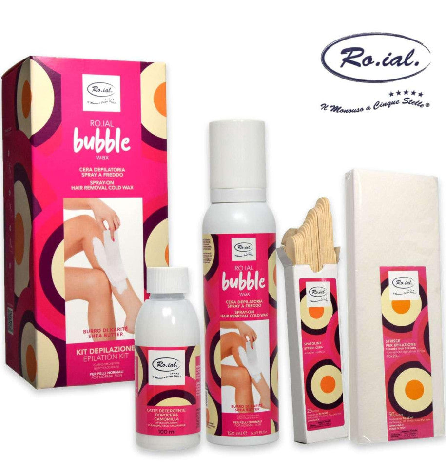 BUBBLE WAX kit cera depilatoria a freddo