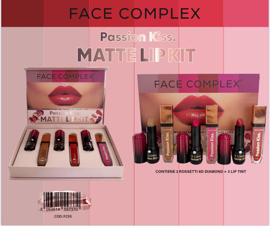 FACE COMPLEX PASSION MATTE LIP KIT