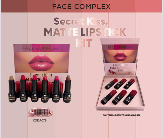 FACE COMPLEX SECRET KISS LIP KIT